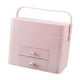 thumbnail image 4 of Estuche de maquillaje organizador con espejo iluminado, resistente al agua y cajones. Rosa, 4 of 9