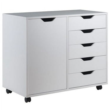 Juki Furniture Halifax Wide Cabinet, White, 30.71''