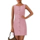 thumbnail image 1 of Vestido de trabajo PRETTYGARDEN 2025 Primavera Sin Mangas Rosa para Mujer, 1 of 9
