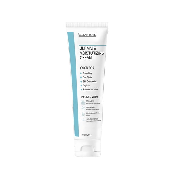 Crema hidratante nutritiva de 100 g: aclara el tono, hidrata y suaviza los poros.