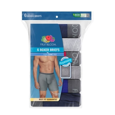 Fruit Of The Loom Men's Coolzone Boxer Briefs (7-Pack) – Moisture Wicking & Breathable, Size Large