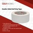 GolfWorks Double Sided Grip Tape Golf Club Gripping Adhesive 48mm x