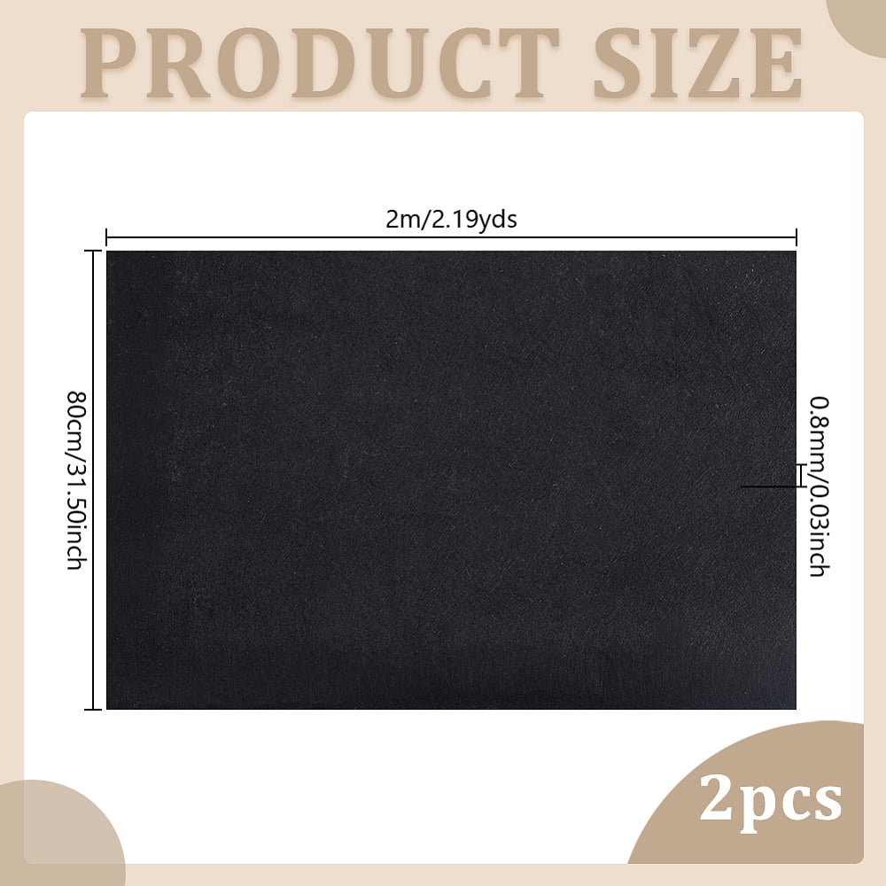 Weed Barrier Landscape Fabric Felt Geotextile Fabric Black 2000x800x0.8mm