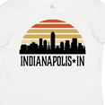 thumbnail image 4 of Inktastic Indianapolis Indiana Skyline Retro Boys or Girls Toddler T-Shirt, 4 of 5