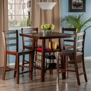 Counter Height Dining Sets Winsome Orlando 5 Piece Counter Height Dining Table Set with Ladderback Stools Counter Height Dining Sets Winsome Orlando 5 Piece Counter Height Dining Table Set with Ladderback Stools