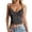 Grey, variant on Women's Lace Camisole Tank Top Pure Color Sleeveless Strap For Daily Wear Versatile Outfits Drinking Tops for Women Big And Tall Top Compression Silk Top