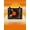 Orange Brown, Pattern 19, variant on Design&I 8'x10' Washable Area Rug Vinyl Retro Record Music Cd Concentric Grooves Abstract Round for King Size Bedroom, Under Bed, Sleek Flatweave Pet Friendly