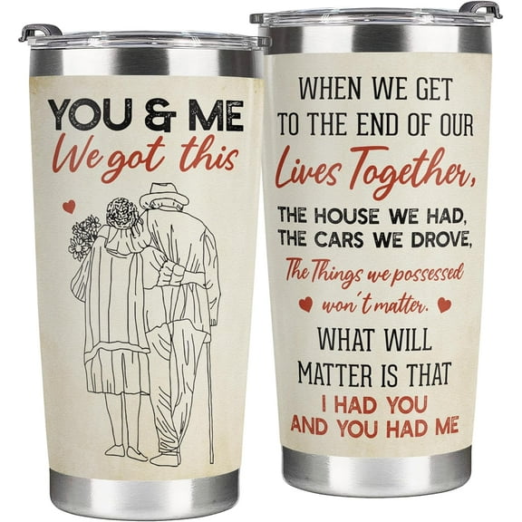 Valentines Day Gifts for Wife from Husband - Wife Gifts - Anniversary, Birthday Gifts for Wife Women - Wife Valentines Day Gift - Wife Tumbler 20 Oz