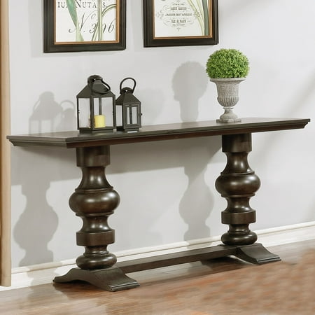 Best Quality Furniture Classic Style Cappuccino Console Table