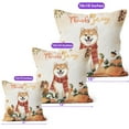 thumbnail image 4 of Happy Thanksgiving Shiba Inu with Turkey Pumpkins Autumn Vibes Pillow Cushion Double Sided Shibas Dog Lovers Gifts Idea Throw Pillow - 12018, 4 of 4