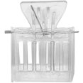 thumbnail image 4 of 5 Pieces Queen Bee Cage Catcher Clips Plastic Queen Catching Tool Queen Catcher Queen Bee Catcher Queen Bee Cage Bee Queen Marking Catcher for Safely Capture and Store The Queen Bees, Transparent, 4 of 5