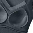 thumbnail image 6 of Siminsem Built-in Bra Tank Top for Women Padded Camisole Wireless Vest Base Layer Sleeveless Cami No Bra Needed Smooth Silhouette Everyday Undershirt, Dark Blue,XL, 6 of 6