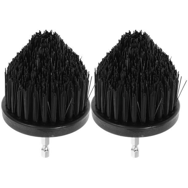GOOHOCHY 2 cepillos de limpieza para taladro, cepillo de limpieza, cepillo para fregar y accesorio para taladro.
