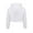A White, variant on iiniim Kids Girls Long Sleeve Hooded Sweatshirt Crop Tops for Casual/Sports/Hiphop Dance 4-16 Pink 16