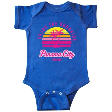 

Inktastic Summer Enjoy the Sunshine Panama City Florida in Pink Gift Baby Boy or Baby Girl Bodysuit