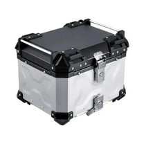 45L Motorcycle Top Case Universal Motorbike Tail Box with Leather Lining