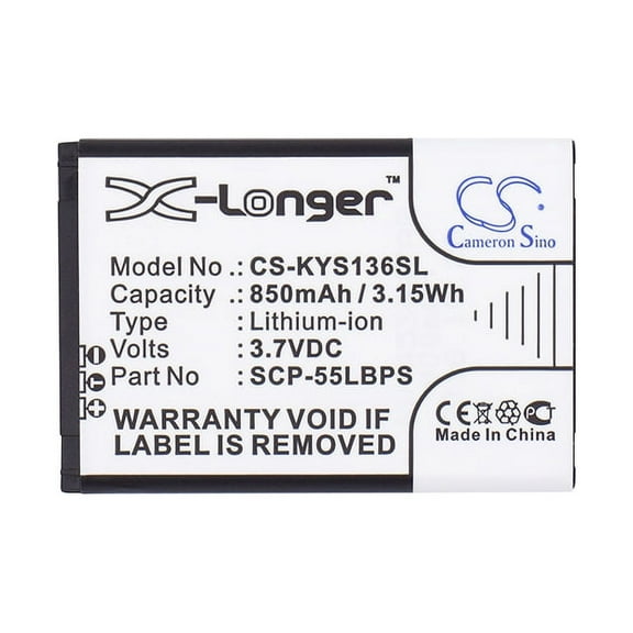 700mAh SCP-55LBPS 5AAXBT067GEA Battery for Kyocera JAX S1360 Rally S1370 S1370 S1360 JAX
