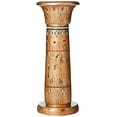 thumbnail image 2 of Design Toscano Piédestal d'Or des Rois Égyptiens Colonne Sculpturale, Pleine Couleur, 2 of 5