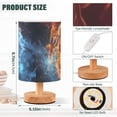 thumbnail image 3 of Basketball Cool Bedside Table Lamp LED Warm Lights with USB Charging Port Retro Cylinder Desk Lamps, 3 of 7