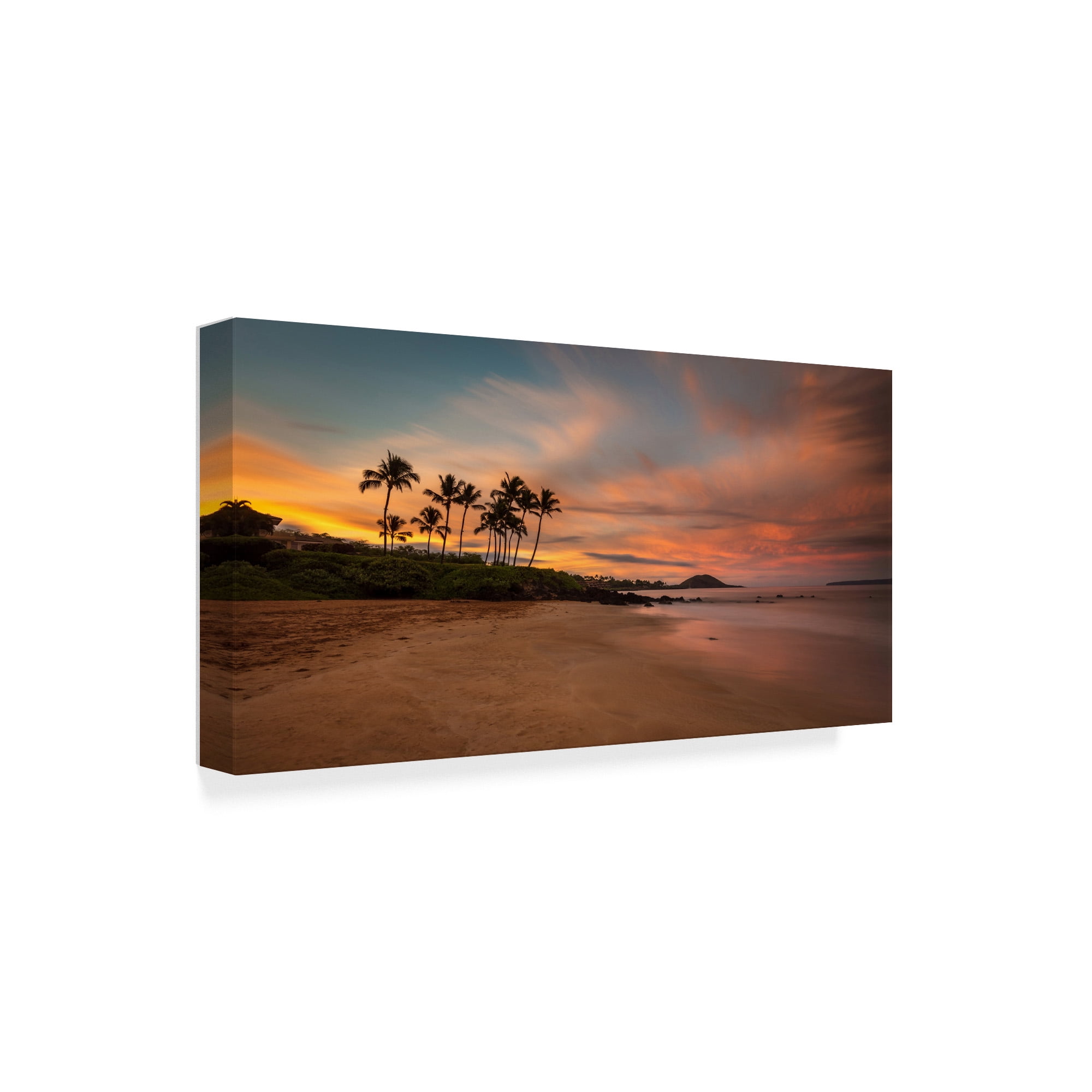 Trademark Fine Art 'Maui Island Sunrise' Canvas Art by Pierre Leclerc
