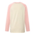 thumbnail image 4 of WEAIXIMIUNG Chemises de Maternité pour Femmes Manches Longues T-Shirt Décontracté Col Rond avec Épaule Assortie, 4 of 9