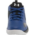 thumbnail image 2 of Under Armour LOCKDOWN 5 BASKETBALL SHOE - KIDS' Royal Black White 3YNWT, 2 of 7