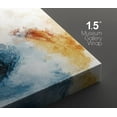 thumbnail image 4 of PixonSign Canvas Print Wall Art Set Cloud Inspired Smeared Brushstrokes Geometric Shapes Illustrations Modern Art Contemporary Colorful Multicolor Ultra for Living Room, Bedroom, Office - 24"x36"x2, 4 of 5
