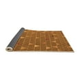 thumbnail image 2 of Ahgly Company Indoor Rectangle Abstract Orange Modern Area Rugs, 7' x 9', 2 of 4