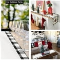 thumbnail image 2 of JOOCAR Christmas table runner, classic red and black Buffalo plaid Christmas tree for Christmas kitchen table table holiday decoration, 2 of 5