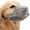 Gray, variant on Dog Muzzle, Soft Mesh Muzzle for Small Medium Large Dogs, Breathable Adjustable Muzzles for Biting, Chewing, Scavenging and Poisoned Bait, Allows Panting and Drinking