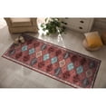 thumbnail image 6 of CAMILSON Oriental Retro Persian Traditional Vintage Distressed Non-Shedding Indoor Area Rug(4003-Rust Red 2x7), 6 of 10
