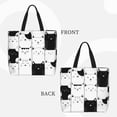 thumbnail image 2 of Xecao Doodle Cute Cat for​Reinforced Shoulder Tote Bag Scratch-Proof Design Spacious Organizer Crossbody Carry Daily Commute Must-Have, 2 of 7
