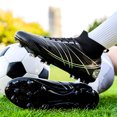thumbnail image 5 of Zapatos de fútbol profesionales para hombre, botas de entrenamiento de tobillo con picos largos, cómodas, tacos de partido de alta calidad, 5 of 5