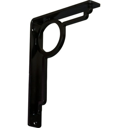 

Ekena Millwork 1 1/2 W x 7 1/2 D x 10 H Maria Wrought Iron Bracket (Single center brace) (4-Pack)