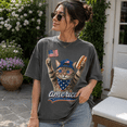 thumbnail image 3 of Patriotic Cat America Comfort Colors Shirt, 4th of July Cat Graphic Tee, USA Summer Gift for Women, 3 of 6