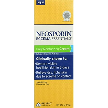 4 Pack - Neosporin Eczema Essentials Daily Moisturizing Cream, 6 Oz Each