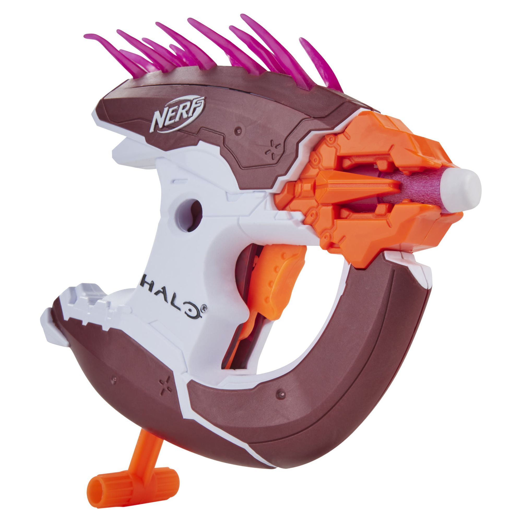 Nerf MicroShots Minecraft Chicken Blaster, Includes 2 Nerf Elite Foam Darts  - Nerf