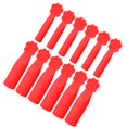 thumbnail image 2 of 12 tapones de silicona para tejer, hechos a mano, para manualidades. rojo, 2 of 9