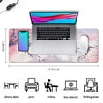 thumbnail image 5 of Japanese Cherry Blossom Large Gaming Mouse Pad,Mouse Pad Gaming for Desk 31.5 x 11.8 in Mouse Mat Desk Pad,Extended Keyboard Mousepad Desk Mat with Non-Slip Base and Stitched Edge for Gaming Office, 5 of 7