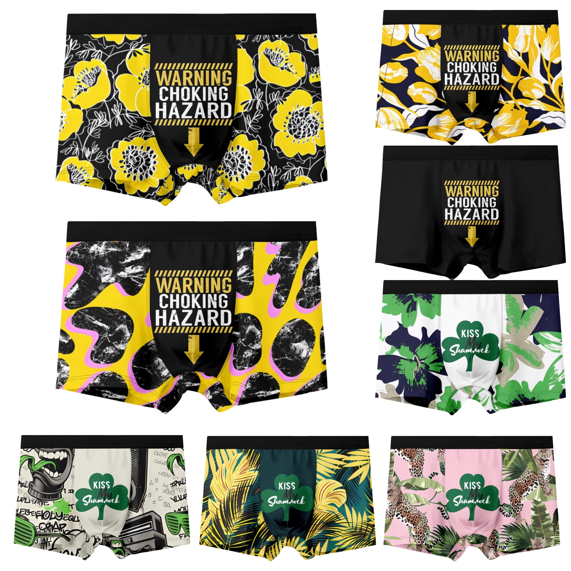 LUXI 1Pc Valentines Boxers For Men,Mens Underwear Boxer Briefs Pack Ultra Soft Boxer For Men