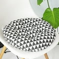 thumbnail image 7 of CASAFUN Round Cotton and Linen Pillows Seating for Adults & Students,Seat Cushion for Office Chair,Meditation Floor Pillow for Yoga Balcony Living Room Tatami Outdoor, 7 of 7