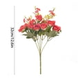 thumbnail image 3 of JHyouerji Artificial Rose Flowers Long Stem Red Fake Silk Roses for DIY Wedding Bouquet Table Centerpiece Home Decor, 3 of 7