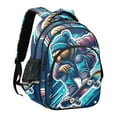 thumbnail image 2 of ALAZA Skater Bear School Backpack Elementary Bag Bookbag Travel Rucksack, 2 of 6