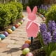 thumbnail image 5 of Estacas del jardín de conejos de Pascua - Decoraciones exteriores flocadas para decoración de jardín y fiesta de primavera, PVC multicolor de 9,44 pulgadas, 5 of 6
