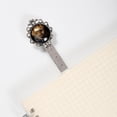 thumbnail image 2 of Leopard Vintage Silver Lace-Edged Bookmark: a Stylish Gift for Readers and Book Lovers with a Touch of Elegance - Reading Accessory and Book Essential, 2 of 5
