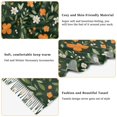thumbnail image 5 of FORMRS Womens Scarf Winter Soft Long Big Warm Shawls Wrap Tassel Scarves, Orange Flowers, 5 of 9