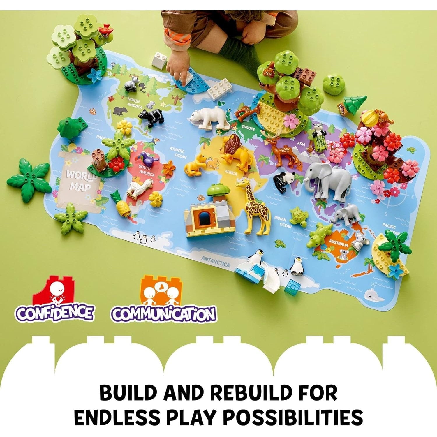 Wild Animals Lego 10975 | School building kits - Walmart Business