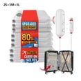 thumbnail image 1 of Portable Electric Vacuum Storage Bags for Travel Save 70% Luggage Space PVC Adjustable Sizes, 1 of 8