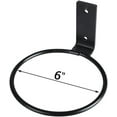 thumbnail image 2 of Set of 3 Flower Pot Holder Ring Wall Mounted ,Heavy Duty Metal Wall Plant Holder Plant Hanging Bracket Hanger for Outdoor/Indoor，6Inch-Black, 2 of 7