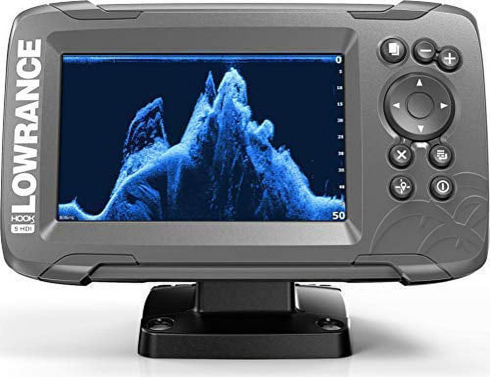 Lowrance HOOK2 5 - 5-inch Fish Finder with SplitShot Transducer and US  Inland Lake Maps Installed